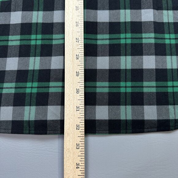 Duluth Trading Shirt Mens Medium Green Plaid Alaskan Hardgear Flannel Boars Nest - Picture 10 of 16